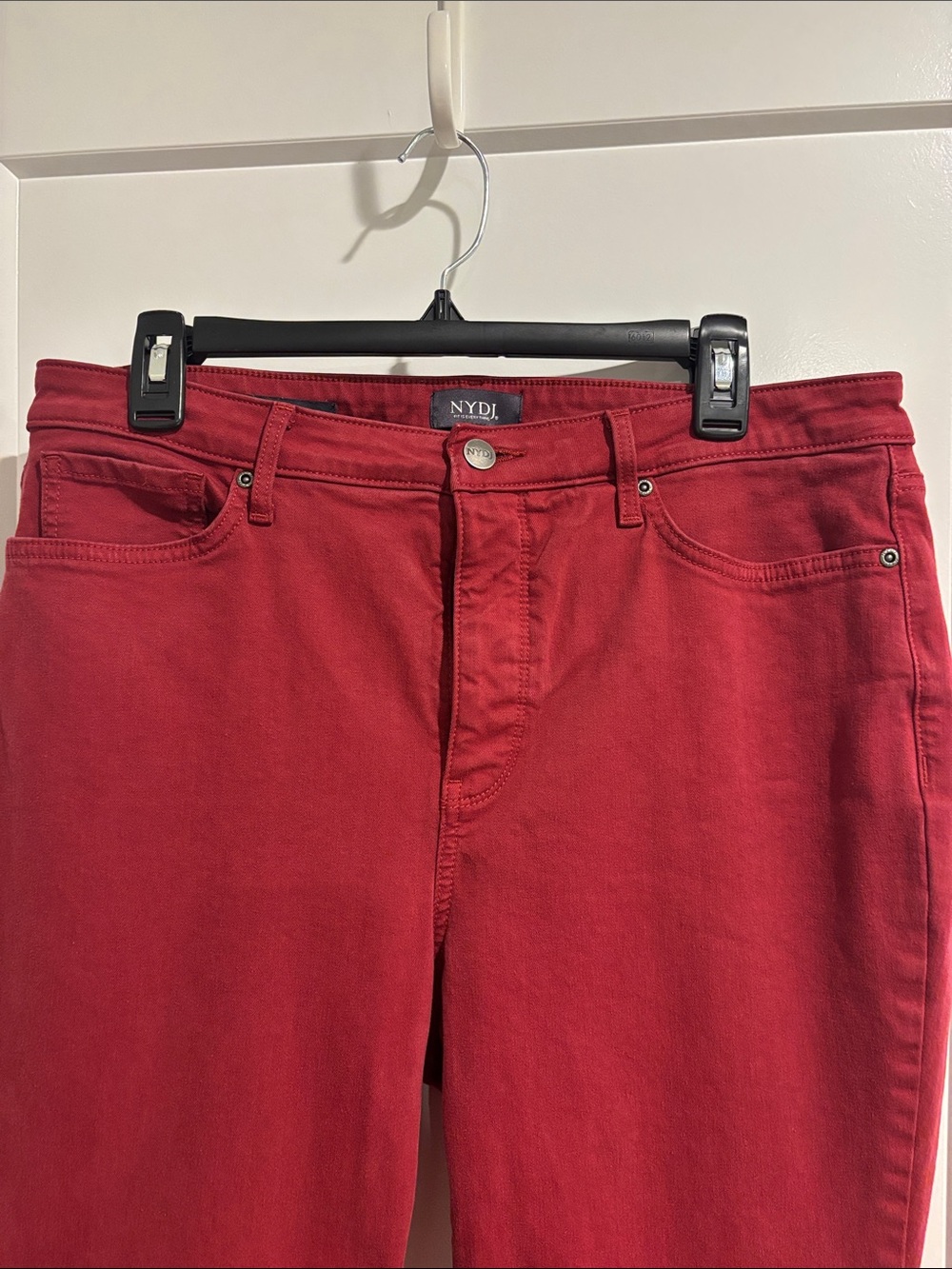 NYDJ Women’s Sherri Slim Straight Leg Jeans 12 - Picture 3 of 7